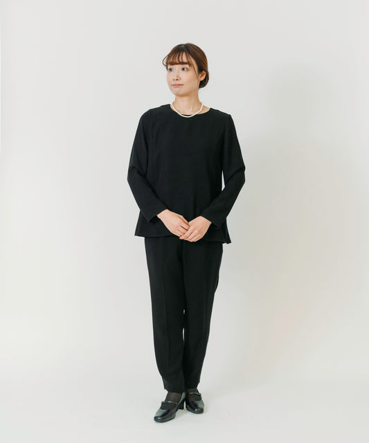SUMIZUMI/センタープレスパンツのセットアップ（ブラックフォーマル/礼服/喪服）